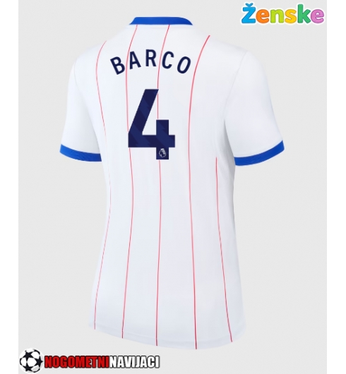 Ženske Nogometnih dresov Chelsea Valentin Barco #4 Tretji 2026-27 Kratki rokavi Ženske Nogometnih dresov Chelsea Valentin Barco #4 Tretji 2026-27 Kratki rokavi